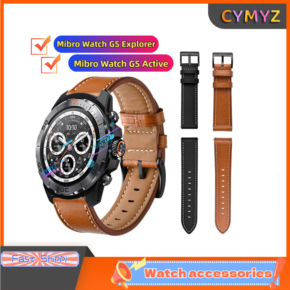 Mibro Watch GS Explorer strap สายหนัง Mibro Watch GS สายที่ใช้งาน สายรัดข้อมือแบบสปอร์ต