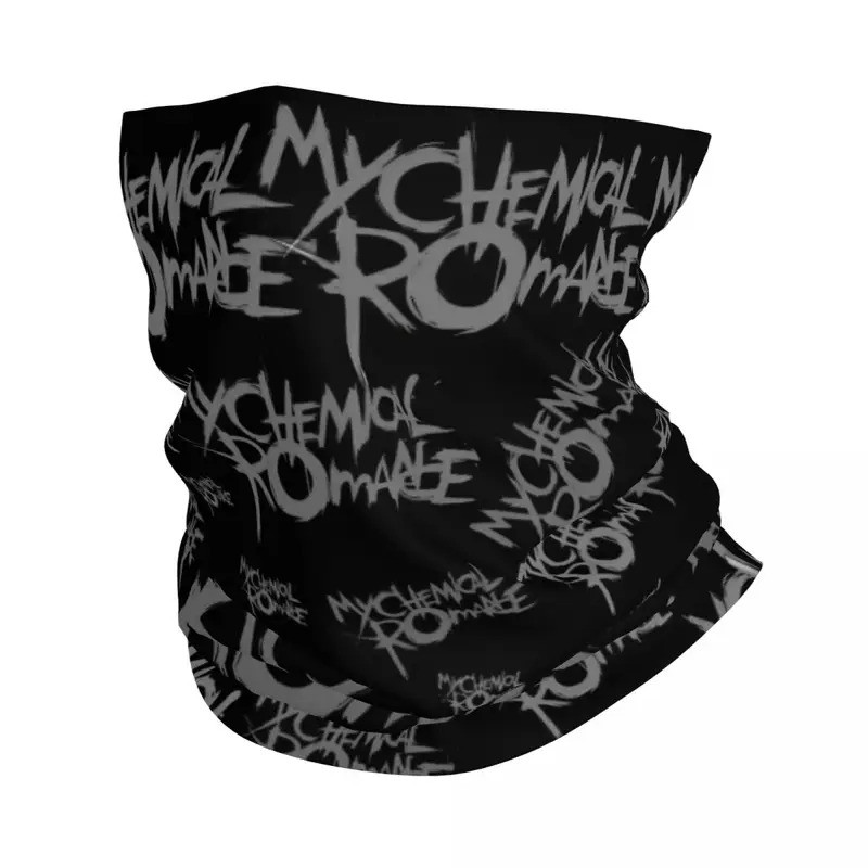 Mcr Band Punk Rock Bandana คอพิมพ์ My Chemical Romance Mask ผ้าพันคอ Multi-use Balaclava วิ่ง Unisex