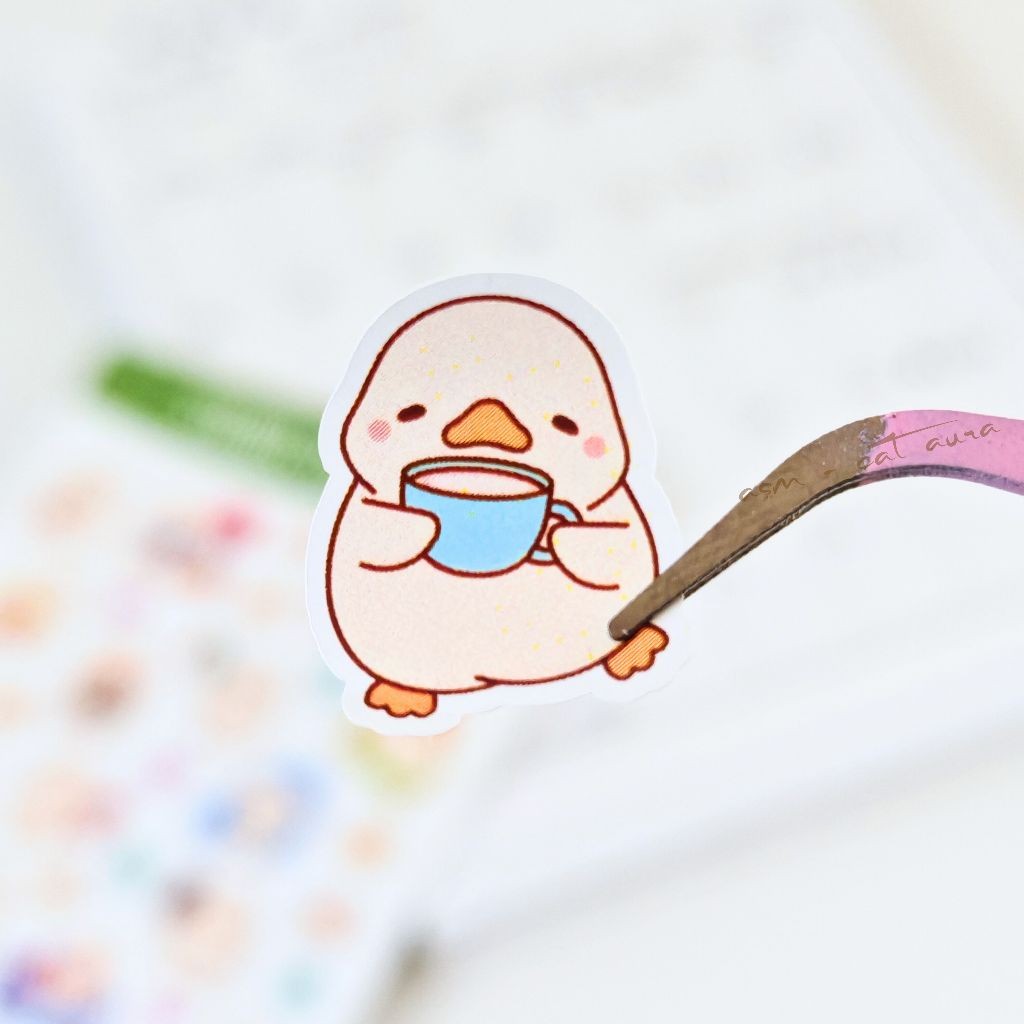 สติ๊กเกอร์ ไดคัท ลาย Ducky เป็ดน้อย รูปที่ 5