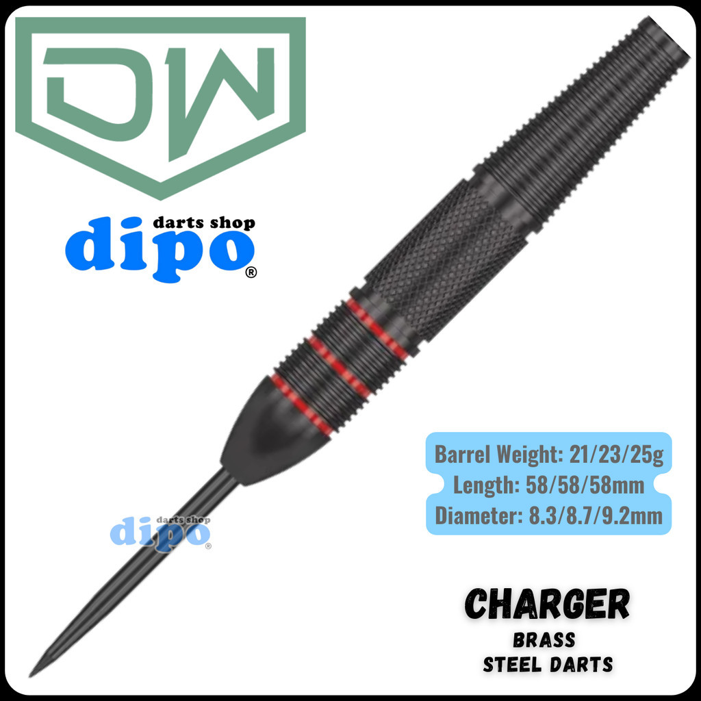 DW CHARGER BLACK (Brass Darts) - DW Steel Darts