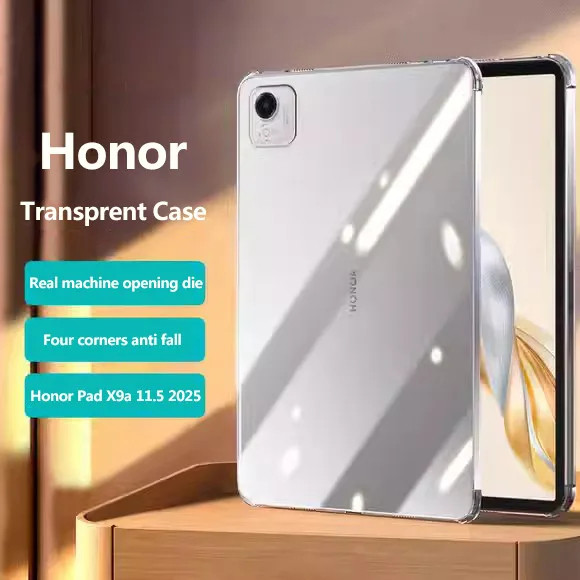 กันกระแทกสําหรับ Honor Pad X9a l Pad X9 LTE 11.5 นิ้วกรณี TPU ซิลิคอนโปร่งใส Coque Fundas Honor Pad 