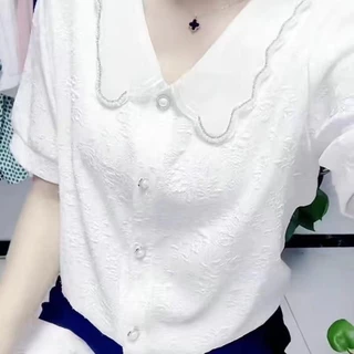 ใส่สํานักงานแฟชั่นเสื้อที่สง่างามผู้หญิงเสื้อเชิ้ตสีขาวสีชมพูผู้หญิงเสื้อผ้าอินเทรนด์ท็อปส์ท็อปส์เกาหลีสําหรับผู้หญิง