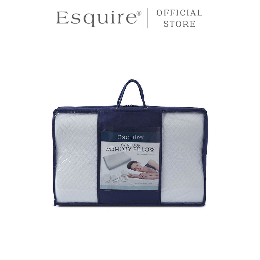 ESQUIRE หมอนหนุน Memory Foam รุ่น PCTLBD002 สีขาว