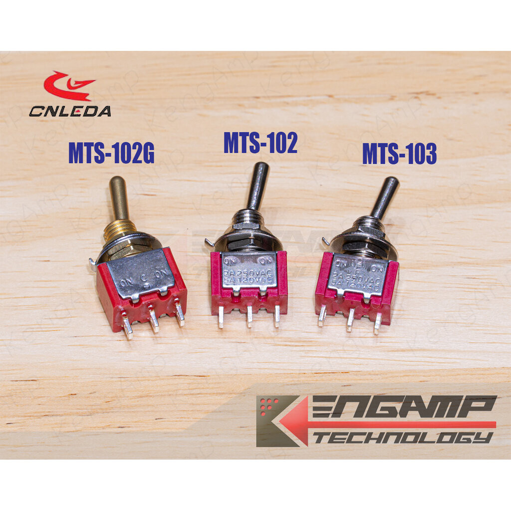 (มีตัวเลือก) [SW] MTS-102G MTS-102 MTS-103 CNLEDA สวิตซ์โยก ON-ON