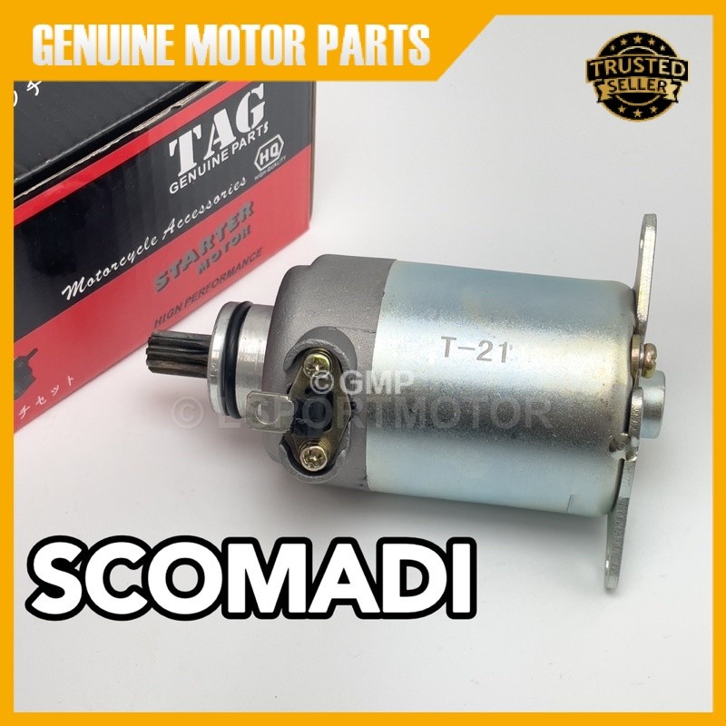 🔥 SCOMADI TL125 STARTER มอเตอร์ ASSY TL 125