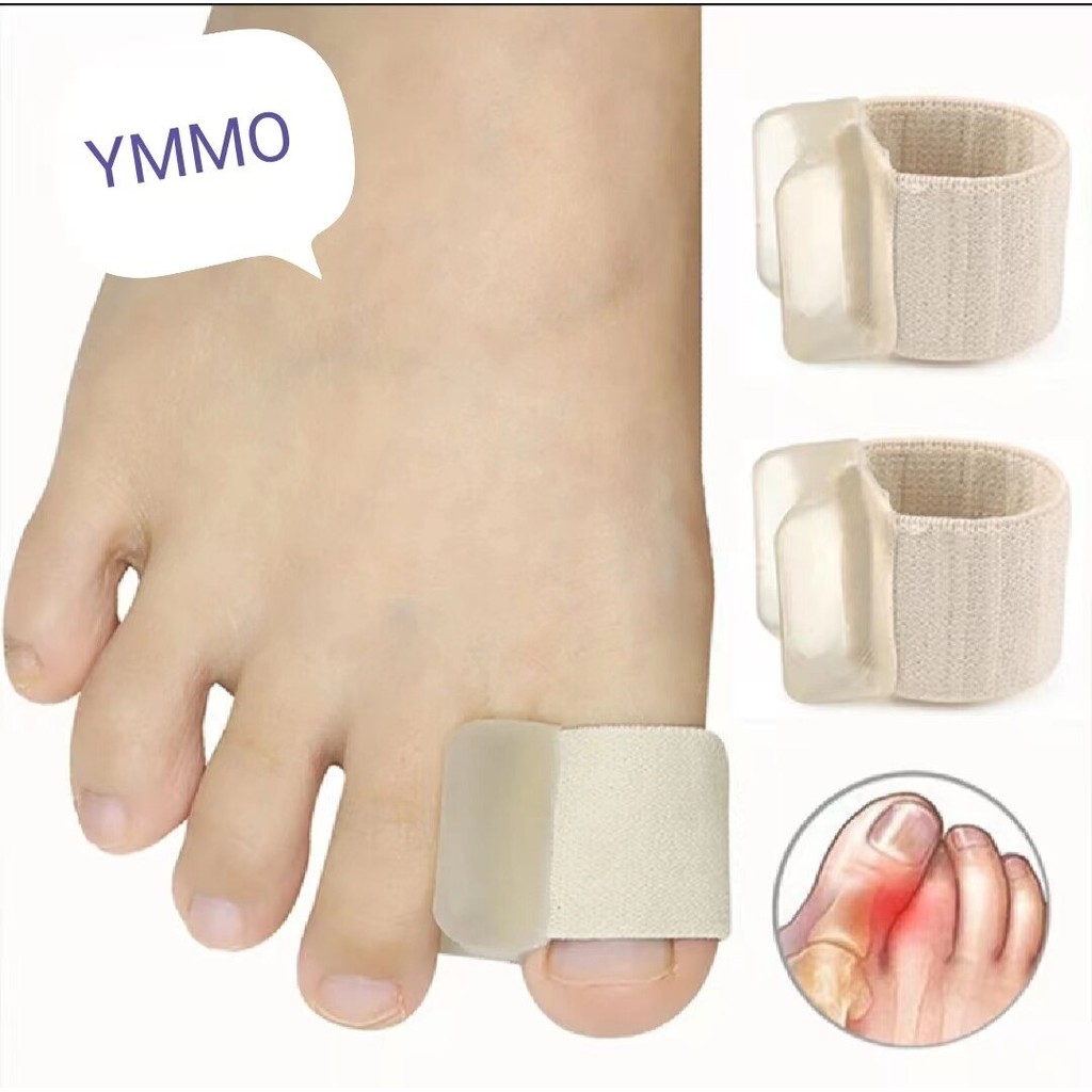 1 คู่ Toe Separator ซิลิโคน Bunion Hallux Valgus Corrector ฟุตกระดูก Thumb Adjuster Thumb Finger Straightener Foot Care เครื่องมือ