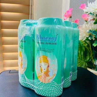 (แพค 6 ขวด) แป้งหอมเย็นเภสัช cooling powder 200 กรัมx6 ขวด