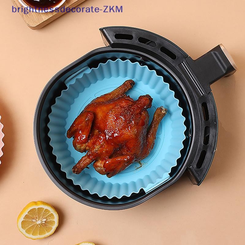 [ความสดใส] 20/16CM Universal Silicone Air Fryer Mould Air Fryer Silicone Mat Baking Mat Silicone Bak
