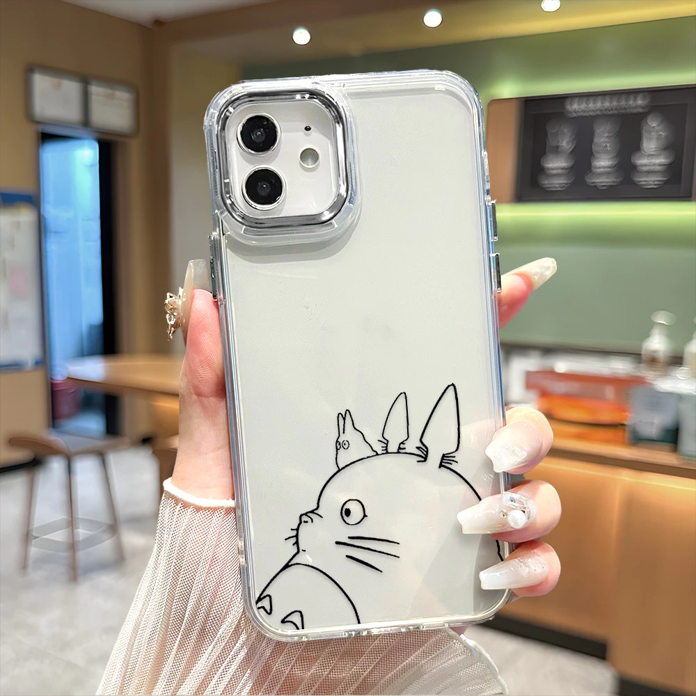 iPhone 16 15 14 13 12 11 8 7 6 X XS XR SE Plus Pro Max 2020 2022 Apple กรอบรูปโลหะ เคสไอโฟน เคสเมท JSXK สายแพร แบบใส thumbnail 5