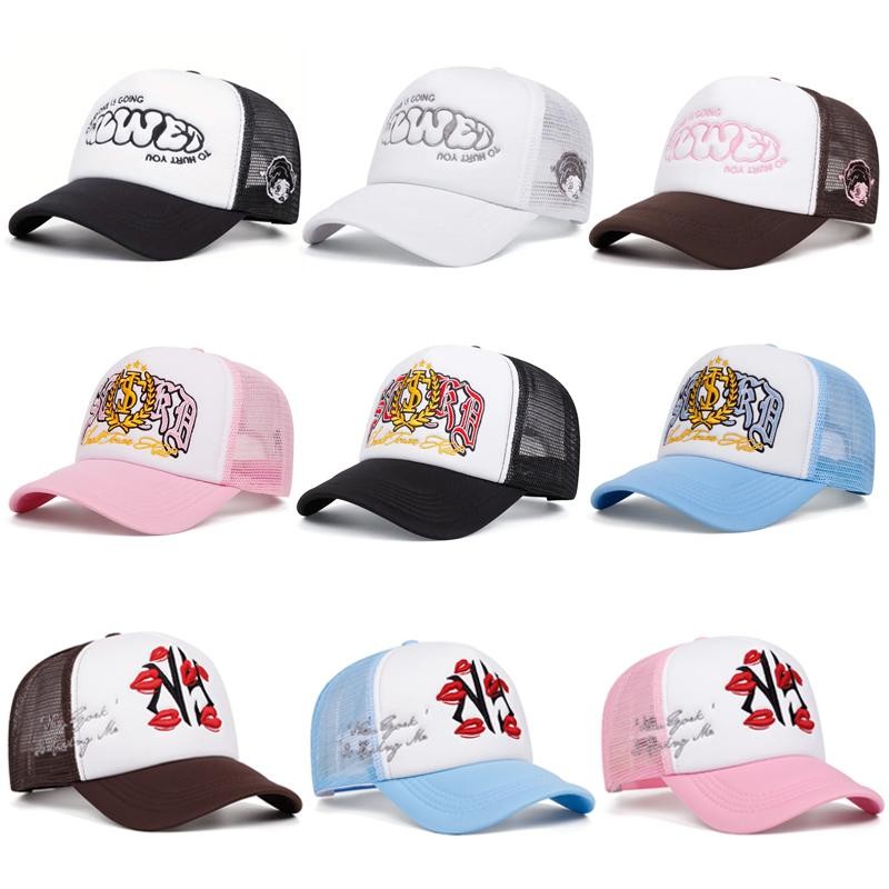 ใหม่ Trucker หมวกสําหรับผู้ชายผู้หญิงคุณภาพสูง Snapback หมวกปรับผ้าฝ้ายตาข่ายหมวก