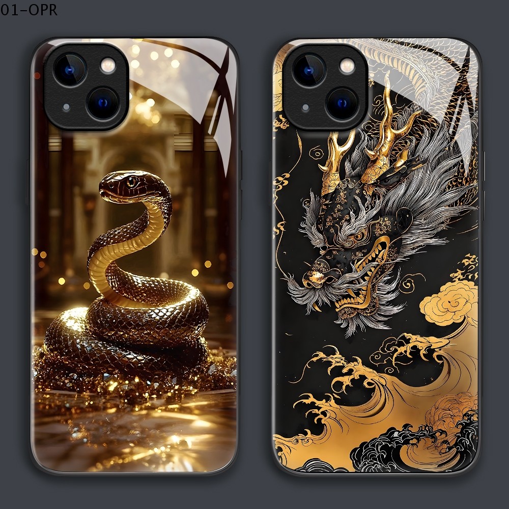 เคส For เคสแข็ง OPPO Reno 12 12F 11 11F 10 8 8T 8Z 7 7Z 6Z 6 5 4 2 4Z 2F F11 F9 F7 F5 Pro Youth 4G 5G ออปโป้ Glass BLK