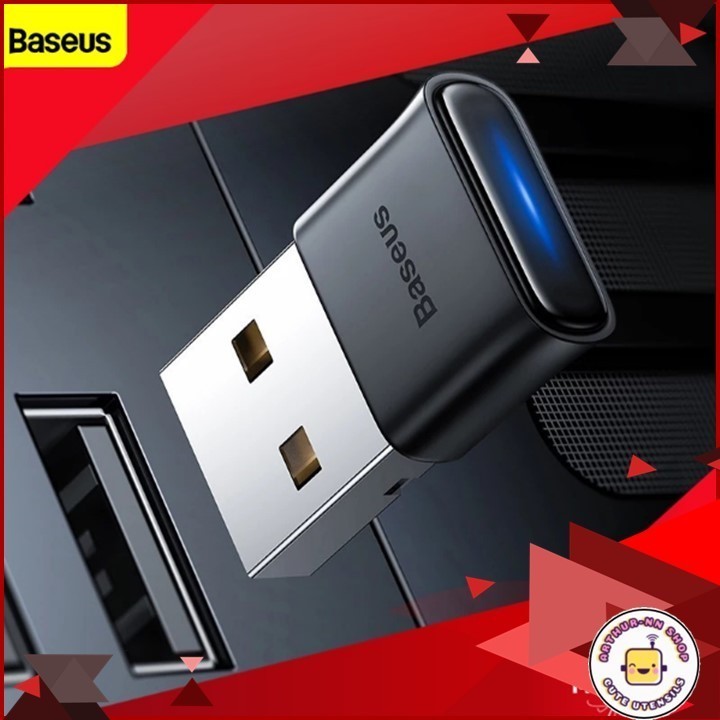 Baseus แท้ ตัวรับ/ตัวส่ง สัญญาณ Bluetooth5.1 จากคอมพิวเตอร์ Notebook PS4 Bluetooth 5.1 Adapter USB