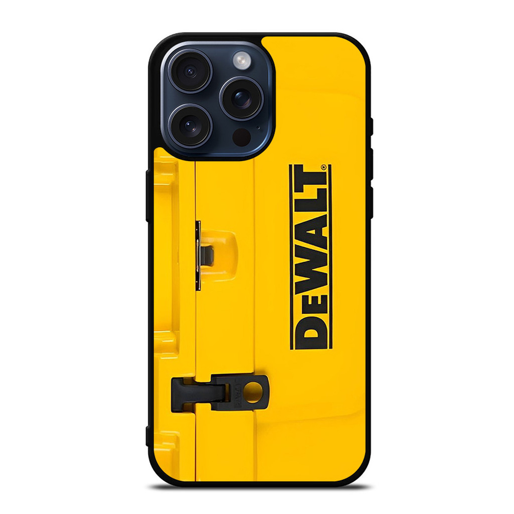 เครื่องมือโลโก้ Dewalt Qt Cooler Box ฝาครอบป้องกันเคส IPhone 16 15 Pro Max Plus Mini X