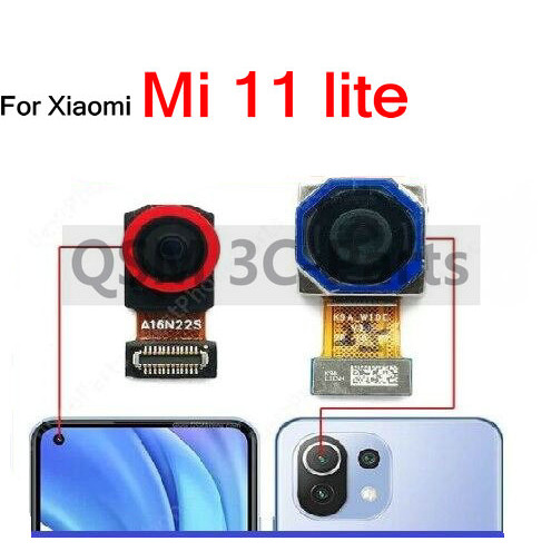 สําหรับ Xiaomi Mi 11 Lite 5G ด้านหน้าด้านหลังกล้องหลัก Facing กล้องโมดูล Flex Cable อะไหล่