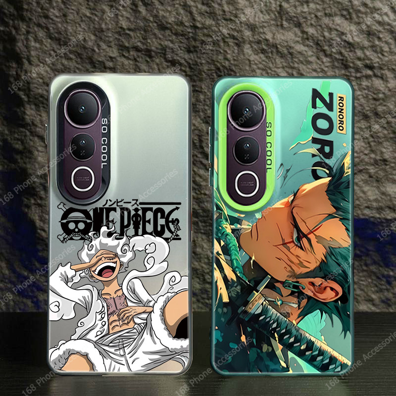 เคส Vivo V50 Lite เคสกันกระแทก ลูฟี่ โซโร วันพีช อะนิเมะ เคลือบด้าน เคสโทรศัพท์แข็ง