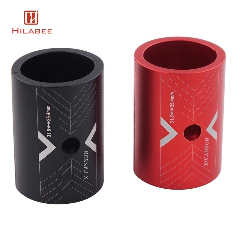 HILABEE แฮนด์จักรยาน Shim, ปะเก็นก้านจักรยาน 25.4 มม.-31.8 มม., ขนาดลด Bushing Sleeve ชิ้นส่วนขี่จักรยานอะแดปเตอร์แปลง – โปรปัง