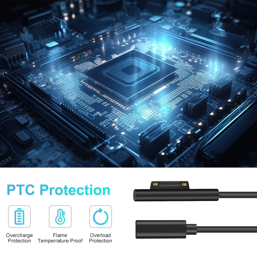 Microsoft Surface เชื่อมต่อกับสายชาร์จ USB-C PD 15V รูปที่ 4