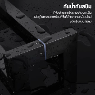 มือจับประตูสแตนเลส ท่อเหลี่ยม ยาว 600-1500 ซม. ความหนา 1 มม. ราวจับทั้งสองด้าน (1 คู่) ประตูกระจก ประตูไม้ ประตูโลหะ