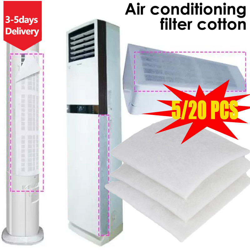 [3-5 วันมาถึง] 5/20 ชิ้นพรีเมี่ยม HVAC กรองผ้าฝ้าย 20 ซม.x80 ซม. - วัสดุไม่ทอตัดฝุ่น 99%, เครื่องฟอกอากาศเข้ากันได้สําหรับบรรเทาภูมิแพ้และกําจัดกลิ่น