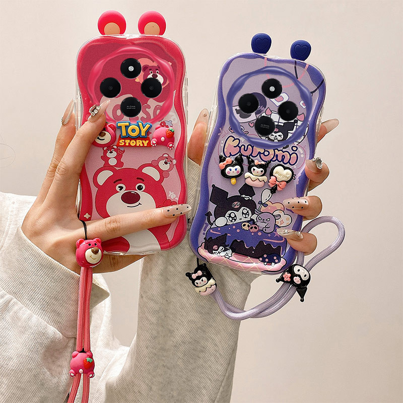 เคส Redmi 14C Redmi 13C Redmi 12 Redmi 10 9C 9A 13 A3 10A POCO C61 C65 tpu ซิลิโคนแฟชั่นตุ๊กตาเชือกเส้นเล็กเคสโทรศัพท์ NYGZ