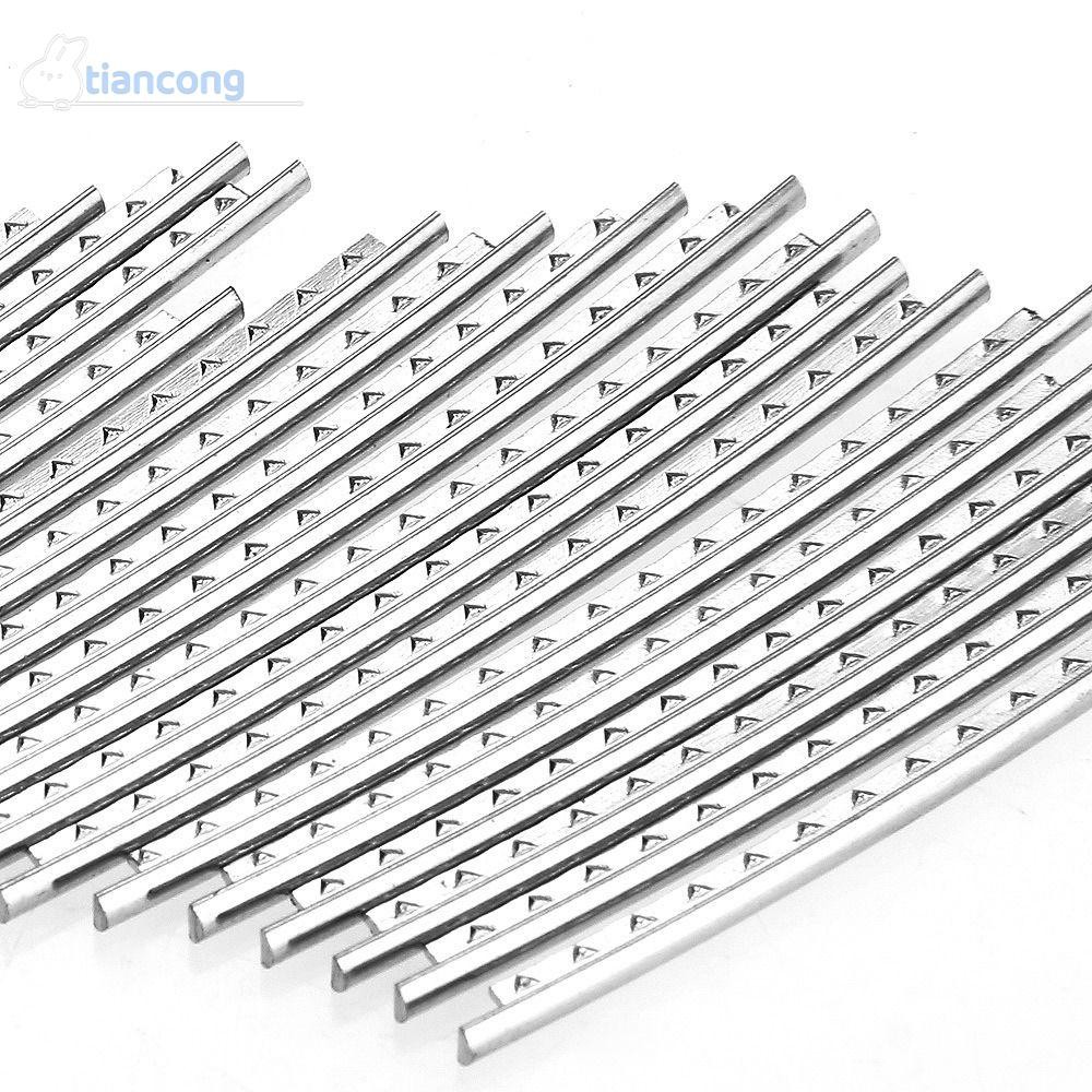 TIANCONG กีตาร์ Fret ลวด, 24 ชิ้น/เซ็ตทองแดงสีขาว Fingerboard Frets, 2.7 มม.2.2 มม.กีตาร์เล่นอุปกรณ์เสริมกีตาร์