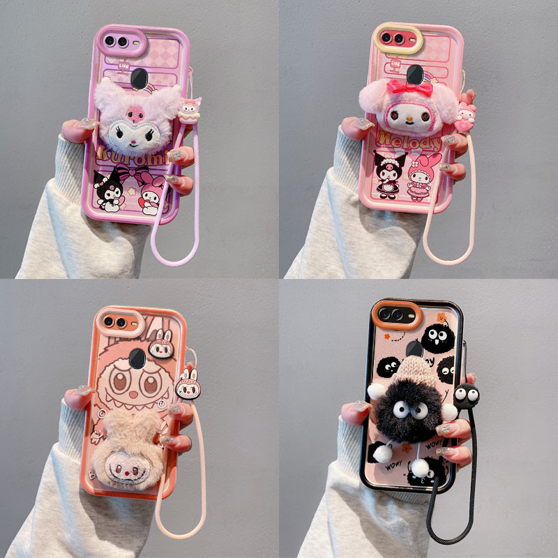 เคส oppo a5s เคส oppo f9 f9 pro a12 a7   เคสโทรศัพท์ตุ๊กตาตุ๊กตาสําหรับ กรณี oppo f9 f9 pro a12 a7 ก