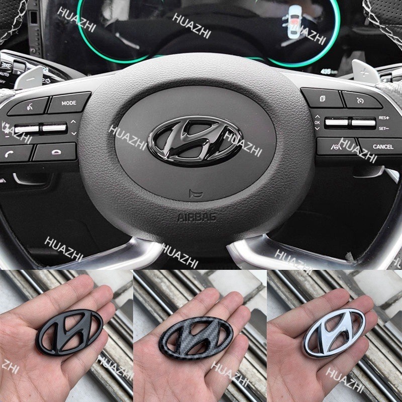 เหมาะสําหรับโลโก้พวงมาลัย Hyundai Accent โลโก้พวงมาลัย 08-10 เก่า Yuedong Accent มาตรฐาน Hyundai โลโ