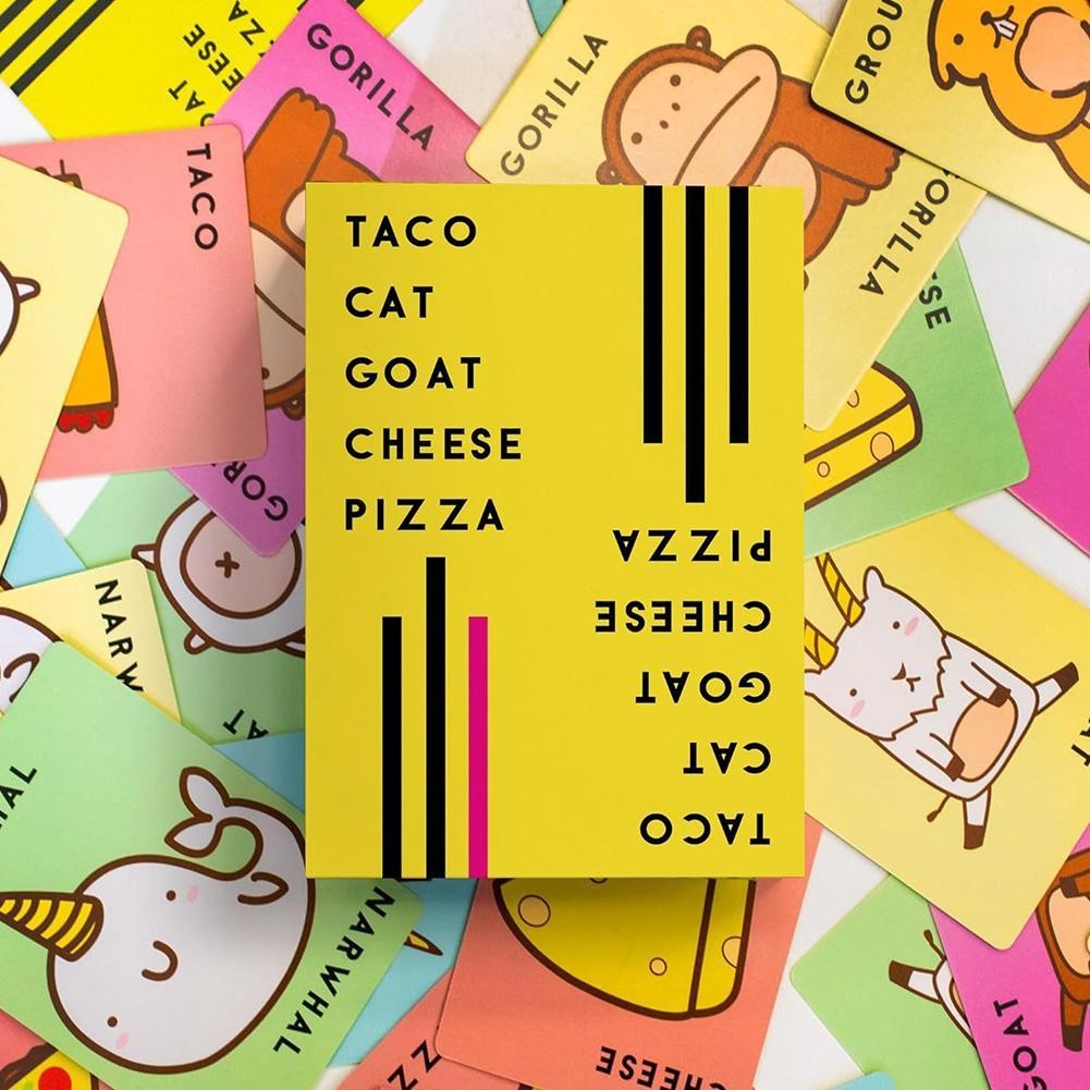 พร้อมสต็อก Taco Cat Goat Cheese Pizza & Santa Cookie Dolphin Snowman การ์ดเกมเกมกระดาน D4m6
