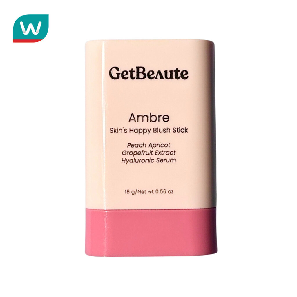 GetBeaute เก็ตโบว์เต้ สกิน แฮปปี้ บลัชสติ๊ก 16ก. แอมเบอร์