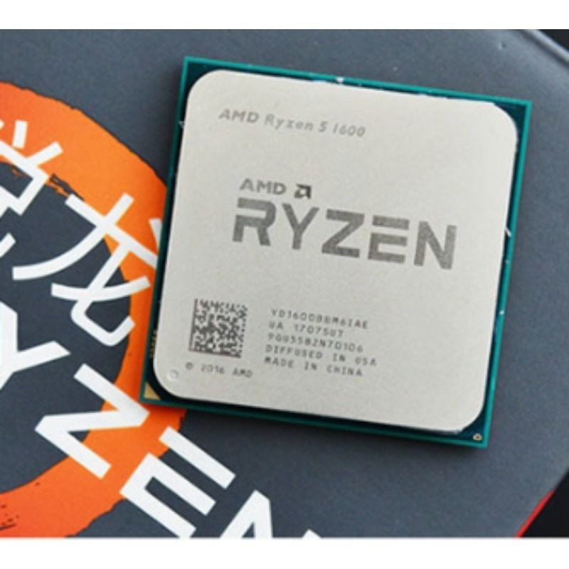 AMD Sharp Dragon R5 1600 CPU Loose Film อินเทอร์เฟซ AM4 เหมาะสําหรับสํานักงานทุกวัน