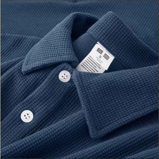 BeCoolMan🍃เสื้อโปโลผู้ชาย 6 สี จัดส่งในกรุงเทพฯ สไตล์ญี่ปุ่น สันทนาการ คอโปโล ผ้าวาฟเฟิล มีให้เลือก M-3XL