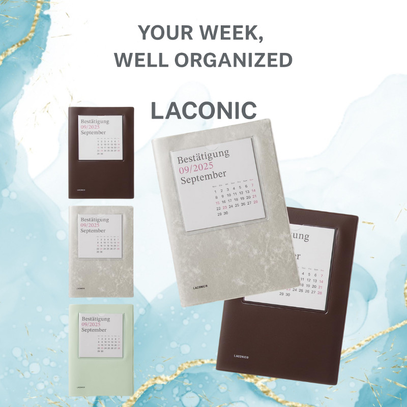 Laconic 2026 A5 & B6 Weekly Planner - Various Colors