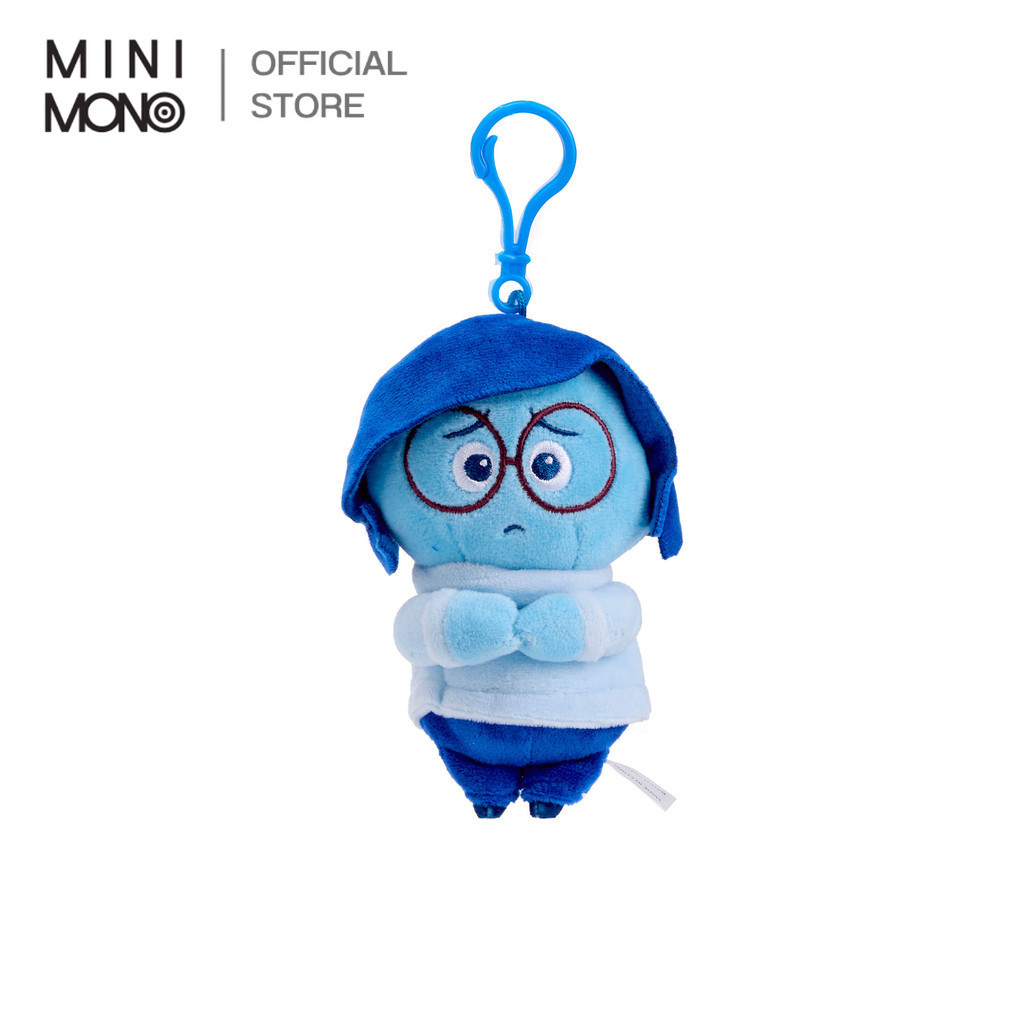 พวงกุญแจ Inside Out เซ็ตคาแรกเตอร์ครบ Sadness Anger Joy Anxiety Embarrassment การ์ตูน Pixar ของแท้