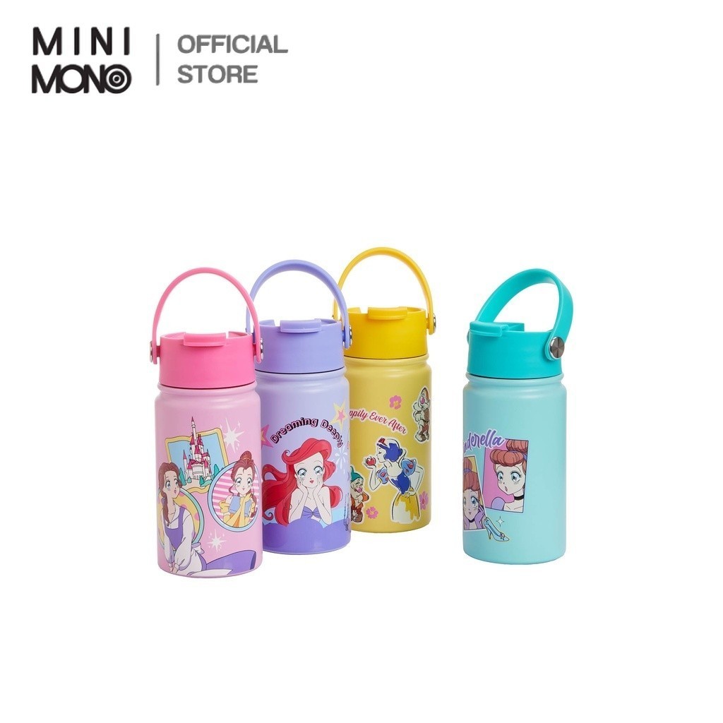 Mini Mono กระติกน้ำหูหิ้ว Disney Princess ขนาด 350 มล.