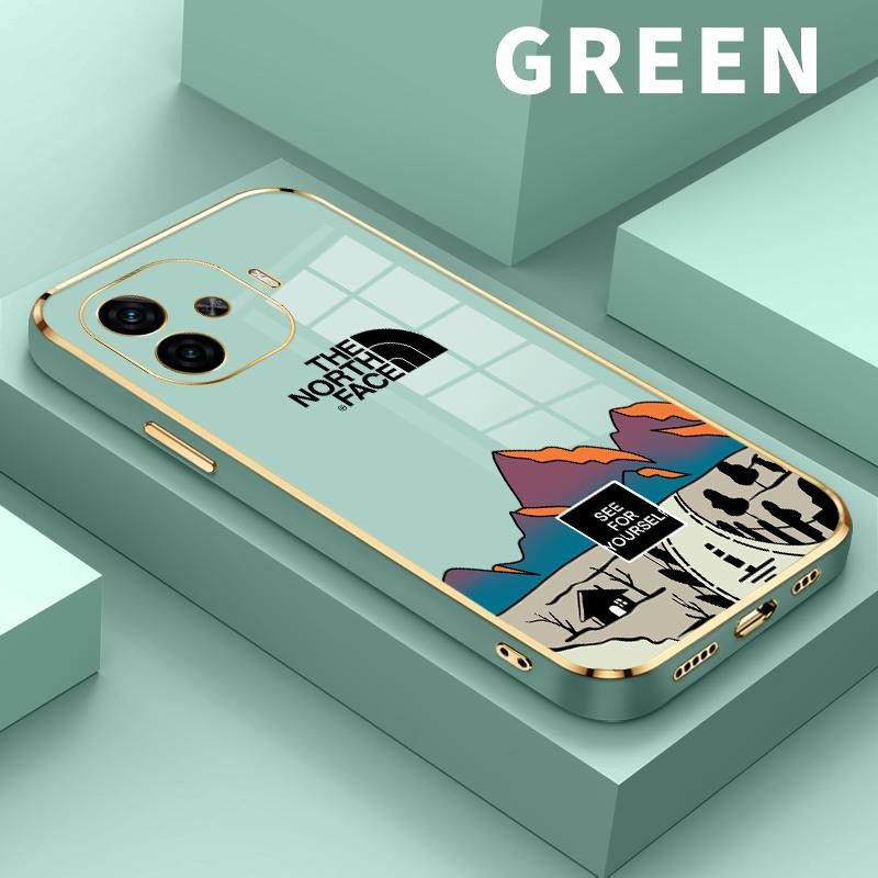 ปลอกสําหรับ IQOO Z9 5G Z9X 5G Z6 5G Z7i Z7x Neo U5x กรณี Simple North Super Thin 6D ชุบซิลิโคน Hp