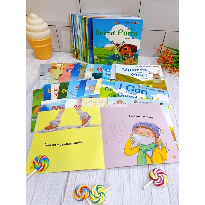 MooShi – หนังสือหัดอ่านภาษาอังกฤษเด็ก Sight Word   เซ็ต 60 เล่ม ราคา ถูกที่สุด ดีลบีเคเค แกลเลอรีภาพที่ 6