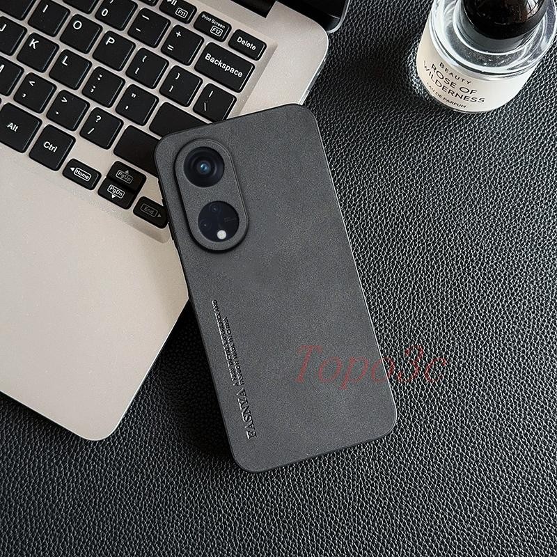 เคส OPPO Reno 8T 5G เคสโทรศัพท์หนังธุรกิจสีทึบ YBP - รูปที่ 2