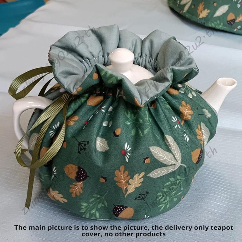 ผ้าคลุมกันฝุ่นกาน้ําชา, ฝาครอบฉนวนกันความร้อนแบบกาน้ําชา, ฝาครอบกาน้ําชาสําหรับตกแต่ง, อุปกรณ์ครัวป้องกันกาต้มน้ํา - รูปที่ 2