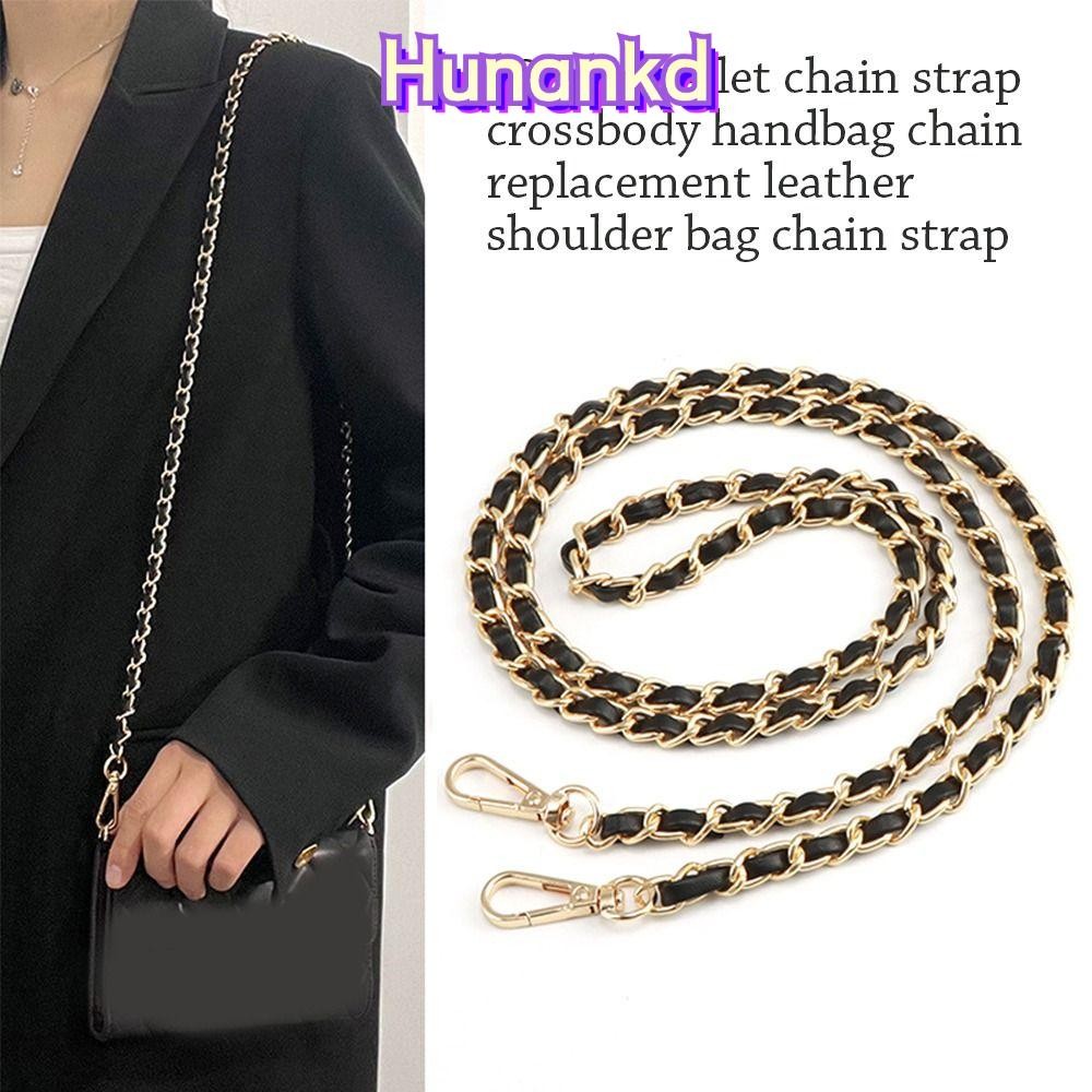 Hunan สายโซ่กระเป๋า, สายโซ่กระเป๋าถือครอสบอดี้หนัง DIY, 120CM Replacement Attractive Shoulder Bag Chain Straps