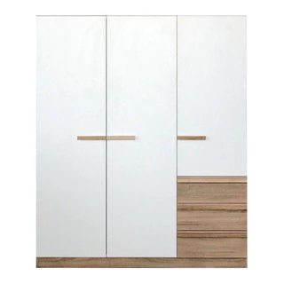 Koncept Furniture ตู้เสื้อผ้าบานเปิด 150 ซม. รุ่น Hanz สีไม้อ่อน (150x60x180 ซม.) แบรนด์ KONCEPT FURNITURE