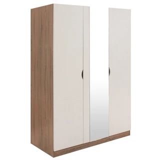 Koncept Furniture ตู้เสื้อผ้าบานเปิด รุ่น Havin สีขาว (120X60X180 ซม.) แบรนด์ KONCEPT FURNITURE