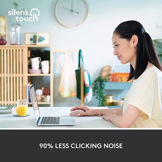 LOGITECH SIGNATURE M650 SILENT TOUCH เมาส์ไร้สาย เสียงเงียบ ใช้ได้ทั้ง WINDOWS และ MAC OS