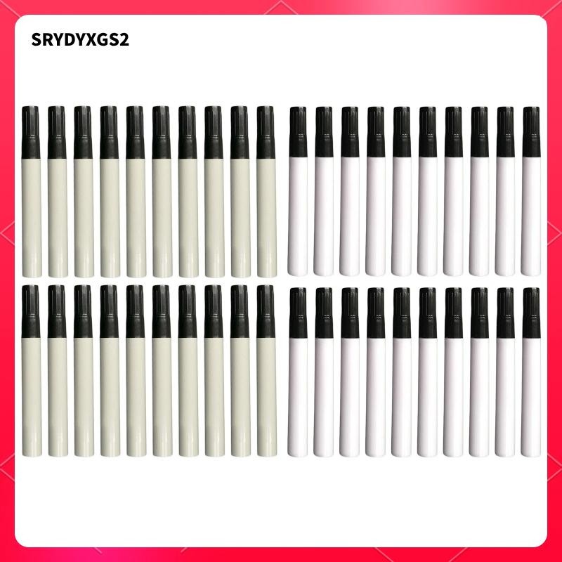[Srydyxgs2] 10x ปากกาเติมเปล่า Nib ปากกาไวท์บอร์ดสีหลอดมาร์กเกอร์เปล่า
