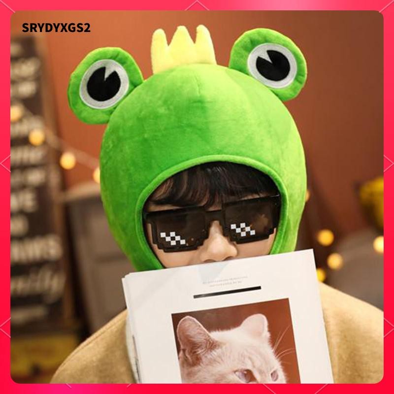 [Srydyxgs2] น่ารักกบหมวกผ้าพันคอหูฤดูหนาวหมวกสกีเต็มหมวกแปลกปาร์ตี้แต่งตัวเครื่องแต่งกายคอสเพลย์ sUPPLIES