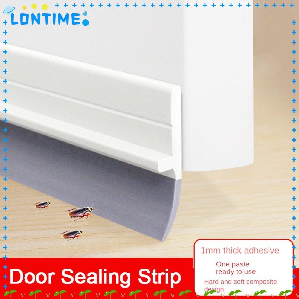 Lontime แถบซีลประตู, Anti Collision ยืดหยุ่นประตู Draft Stopper, Self กาว PVC Windproof Window Weather Peeler ประตู