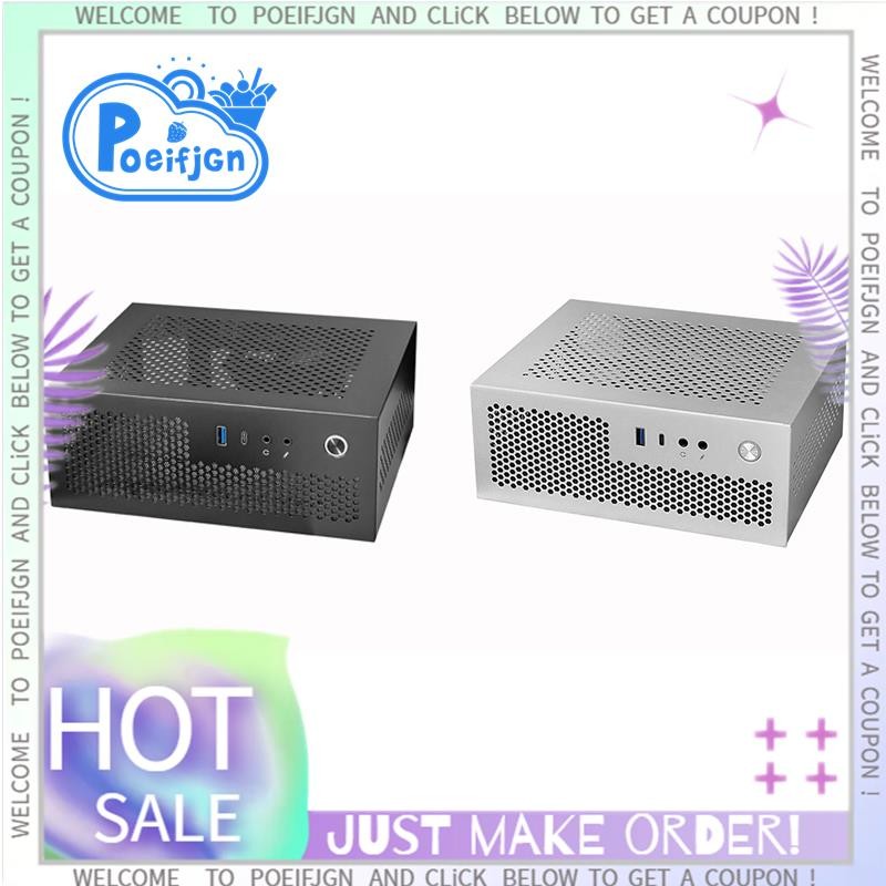 A09 HTPC คอมพิวเตอร์ Mini ITX Gaming PC แชสซีเดสก์ท็อปแชสซี USB3.0 Type-C คอมพิวเตอร์กรณีคอมพิวเตอร์