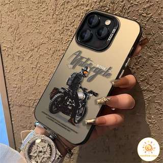🔥GOOD🔥 เคสมือถือลายมอเตอร์ไซค์บอยสุดสร้างสรรค์ ไอโฟน11 For iPhone12 13 14 15Pro MAX X XS XR XS 6 7 8Plus SE2020