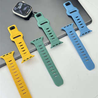 สายนาฬิกาซิลิโคนสำหรับ for Apple Watch 49 มม 44 40 42 38 46 มม.นาฬิกา for Iwatch Ultra/SE 3 2 Series 11 10 9 8 7 SE 6 5