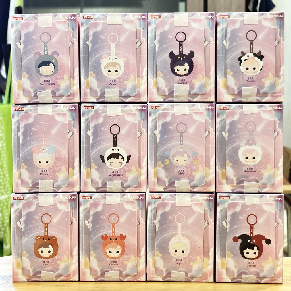 ส่งไวจากไทย! [มีโค้ดลด 15-30%] แท้100% เช็คการ์ด พวงกุญแจ Hachipupu The Constellation จาก Popmart ไทย