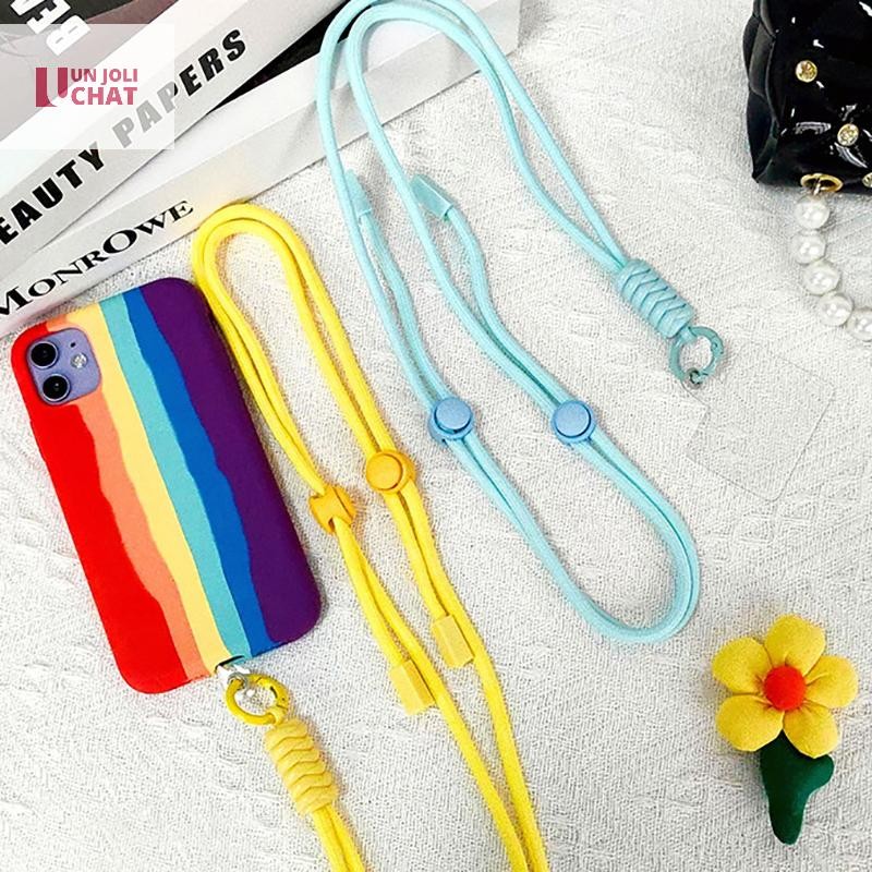 ดี Business Simple Mobile Phone Case Lanyard, Unisex, Backable Halter, Outdoor Travel Climbing Rope, Strong และทนทานดี